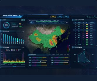 青海師范大學(xué)——大氣污染可視化系統(tǒng)界面視覺(jué)設(shè)計(jì)